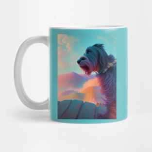 Blue Cartoon Griff Mug